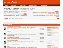 Tablet Screenshot of forum.ubuntu-fi.org